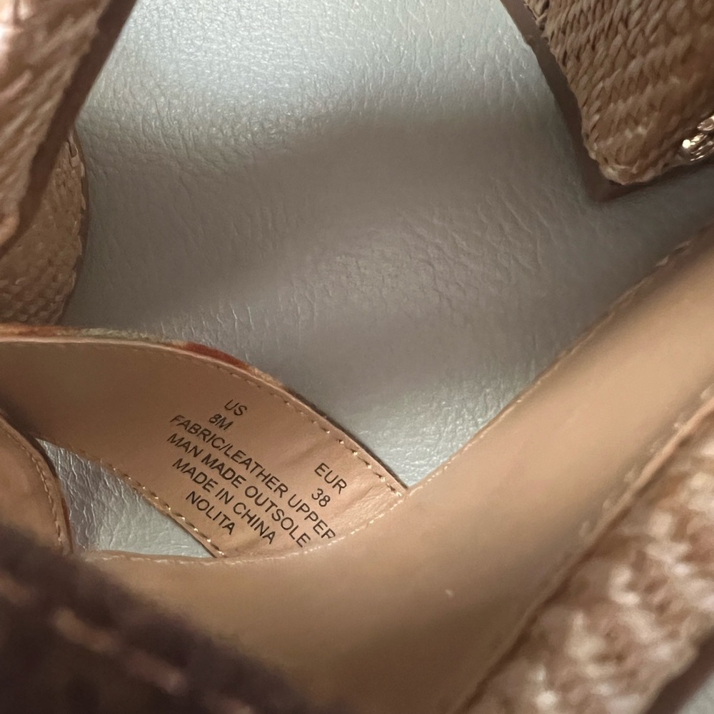 Sam Edelman Tan and Orange Heeled Sandals - Picture 4 of 7
